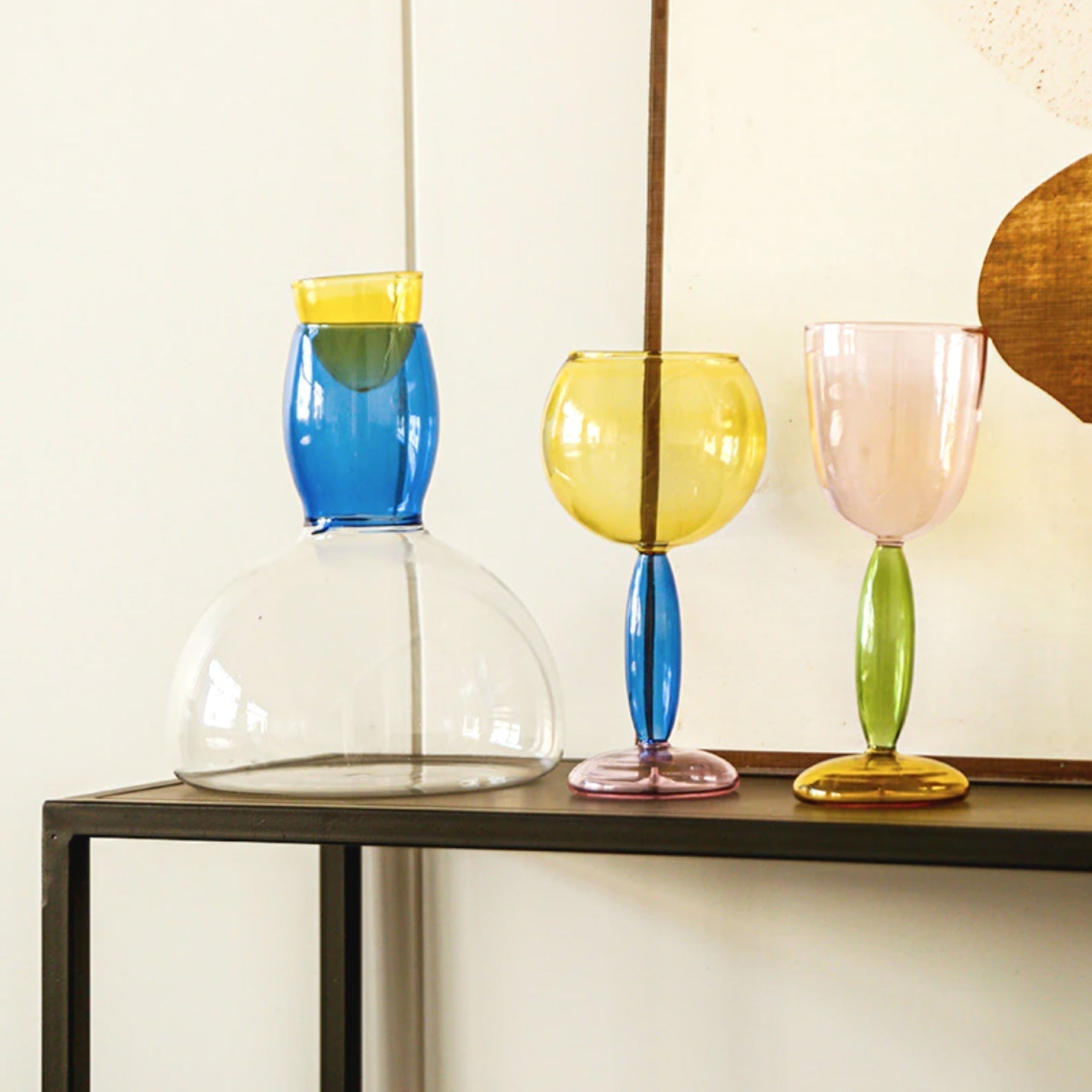 Borosilicate Glass Wine Glass - 3 Colors