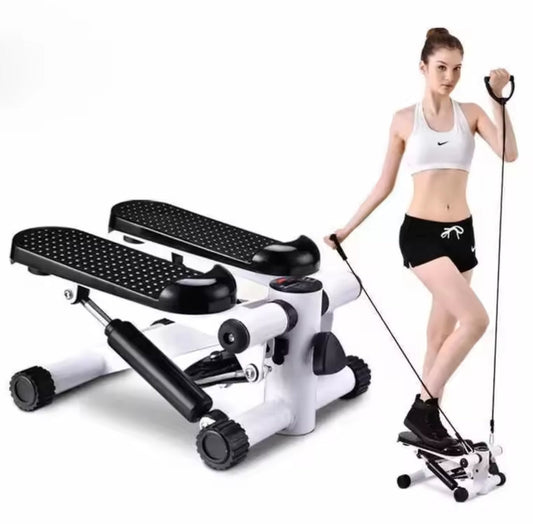 Compact Mini Stepper with Textured Foot Platforms