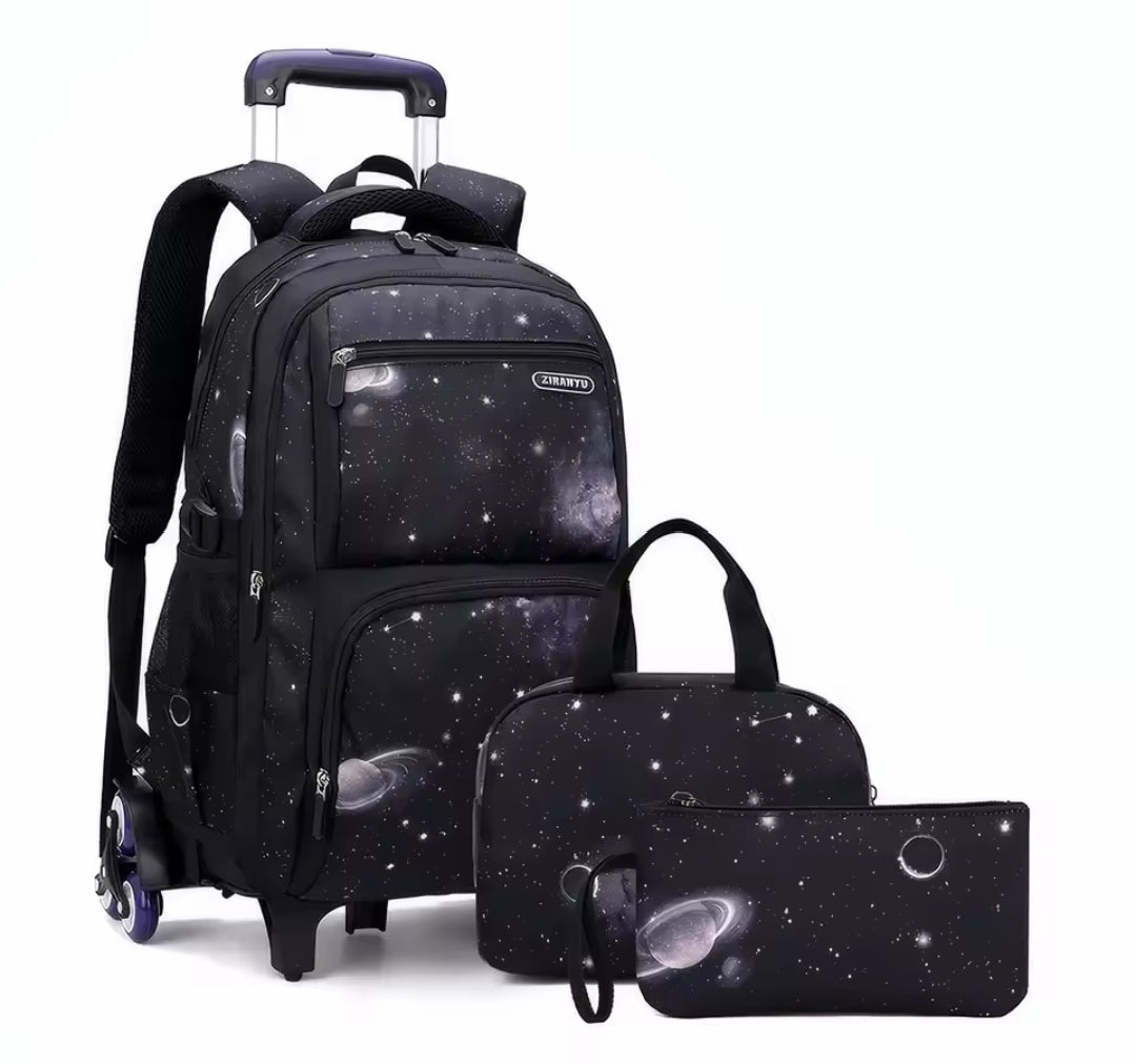 Rolling Waterproof Wheeled School Backpack