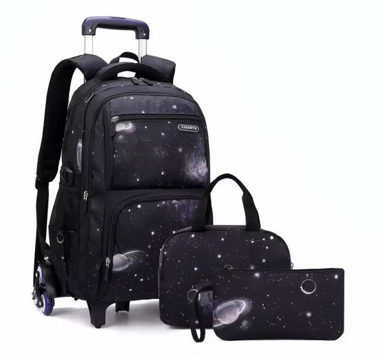 Rolling Waterproof Wheeled School Backpack