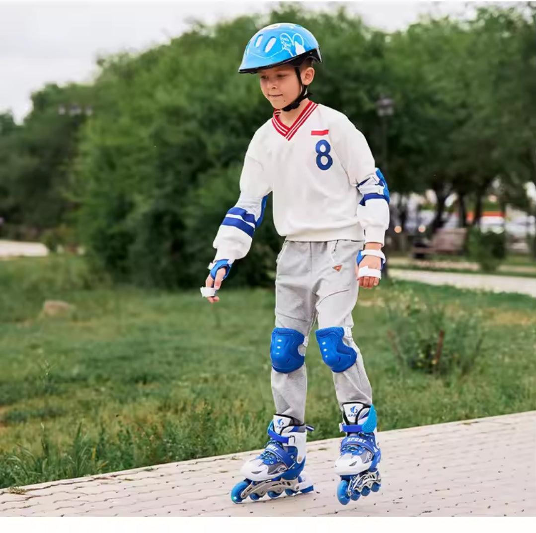 Skate Shoes and Protective Gear Set for Kids