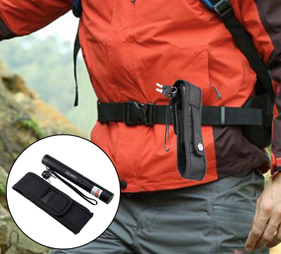 Rechargeable USB Laser Pointer with Adjustable Focus and Safety Lock
