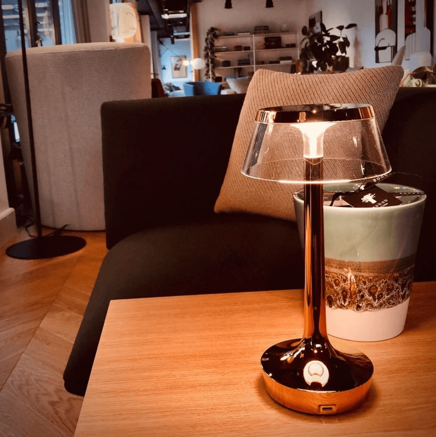 Rechargeable Touch Control Crystal Table Lamp