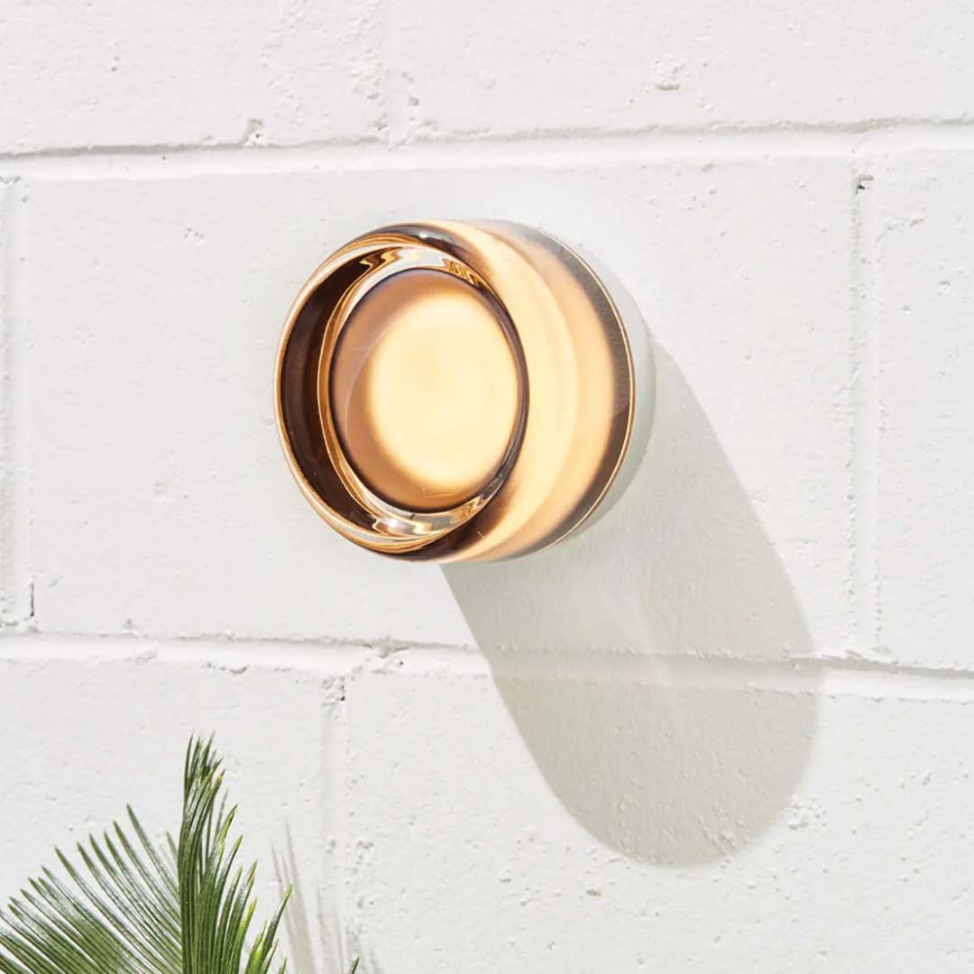 Textured LED Wall Lamp with Warm White Light