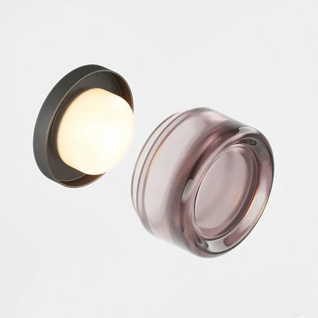 Contemporary LED Wall Light Fixture in Black or White