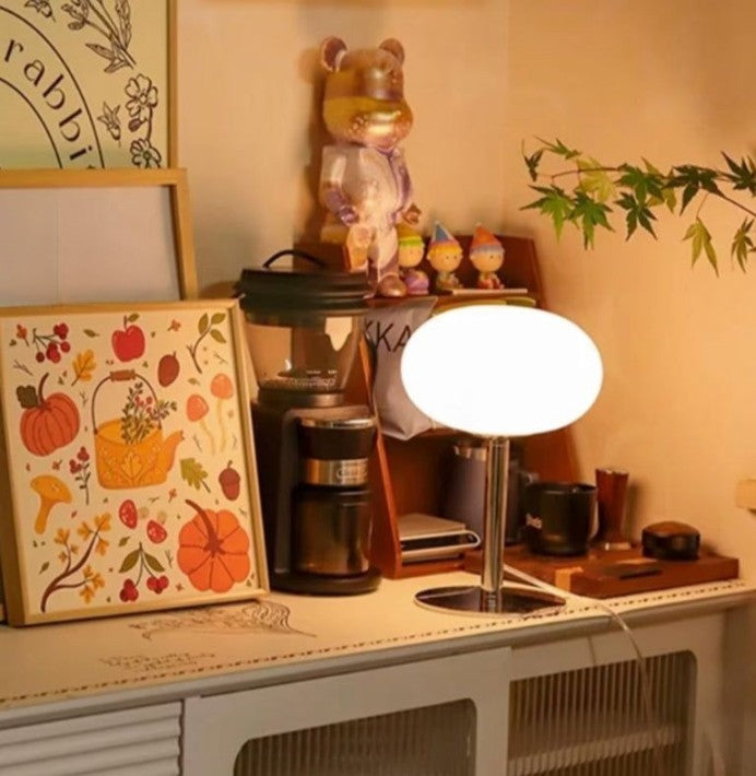 Beige LED Table Lamp for Ambient Lighting