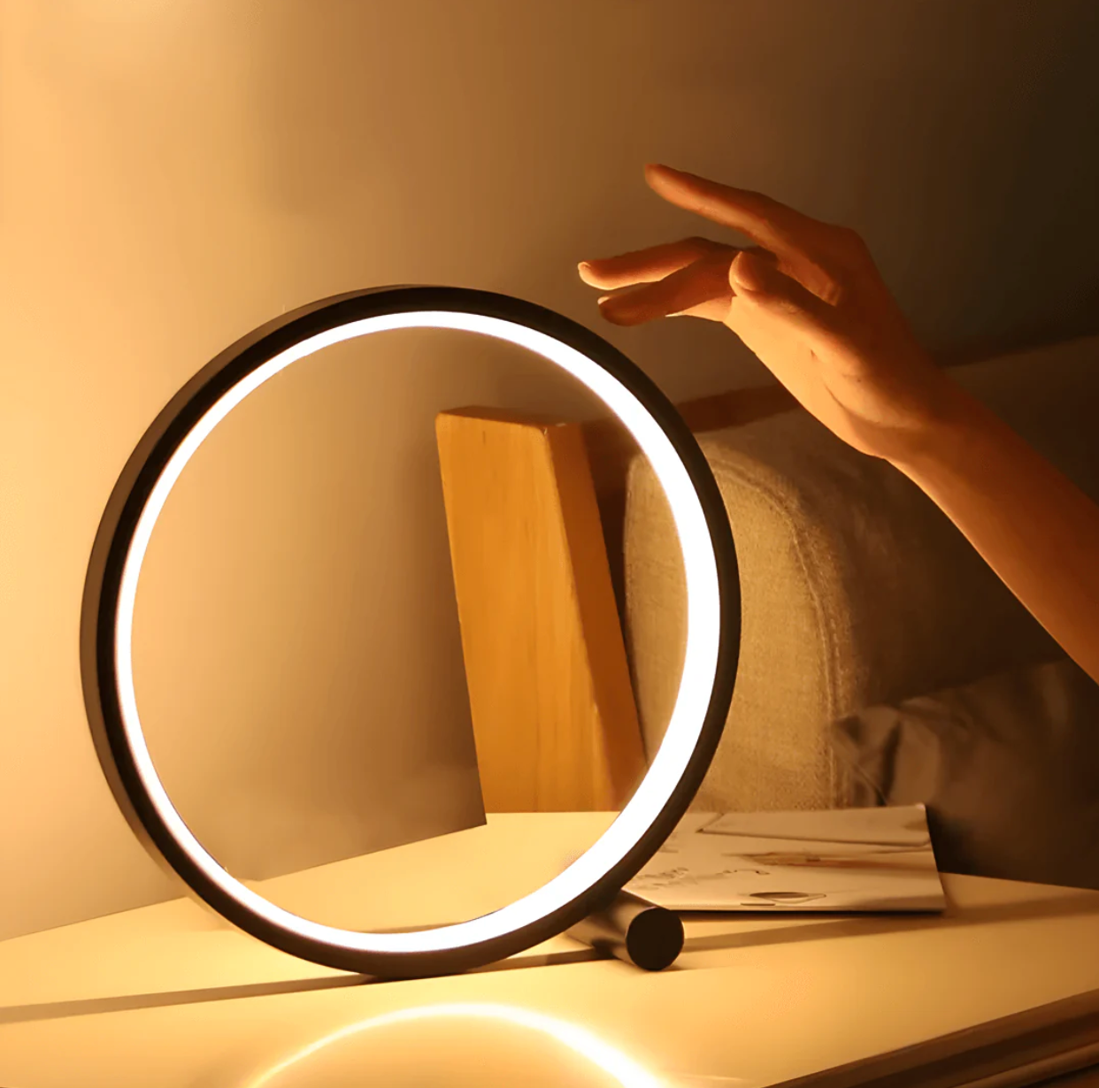 Minimalist Touch Control Table Lamp with Dimming Function