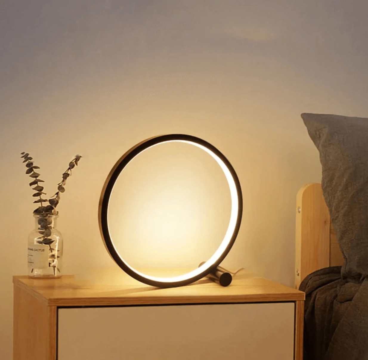 Minimalist Touch Control Table Lamp with Dimming Function