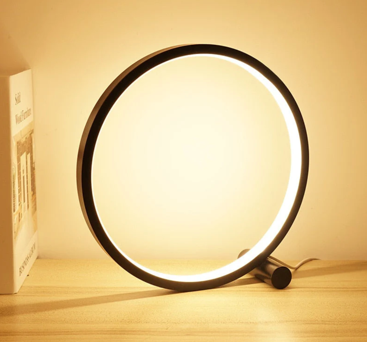 Minimalist Touch Control Table Lamp with Dimming Function