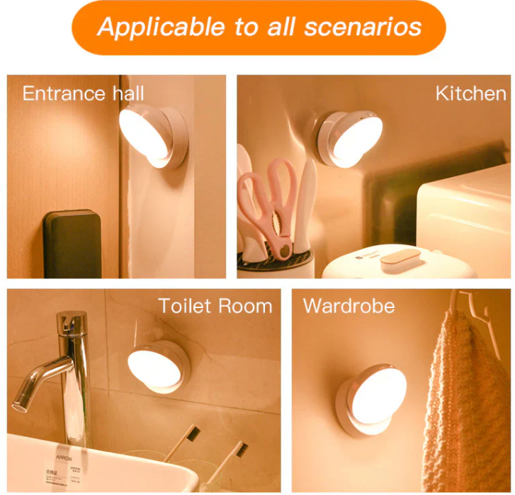 Motion Sensor Night Light - Energy Efficient Automatic Illumination