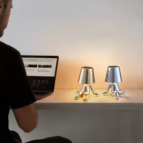 Modern Warm Glow Table Lamp with Elegant Design