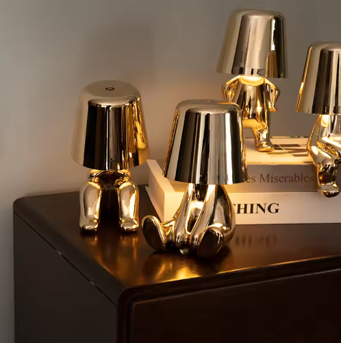 Modern Warm Glow Table Lamp with Elegant Design