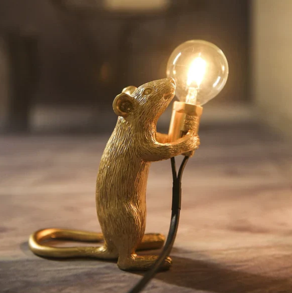 Mouse Table Lamp with Whimsical Design and Warm Glow