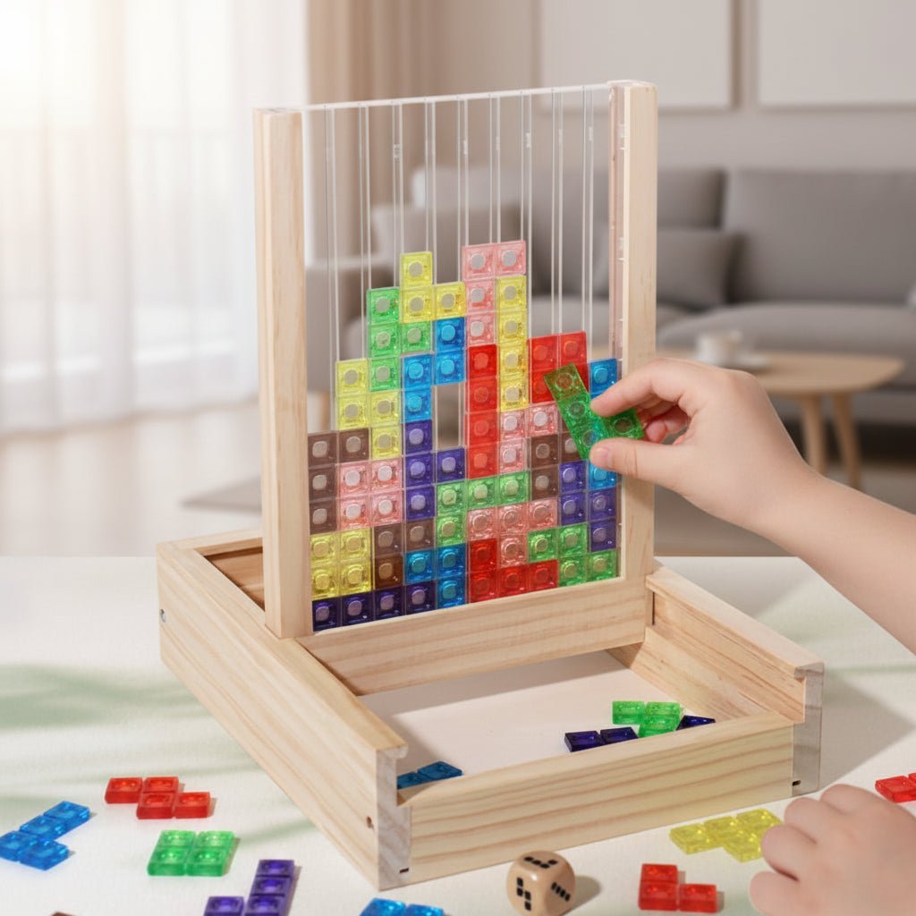 Wooden Puzzle for Cognitive Development and Eco-Friendly Entertainment