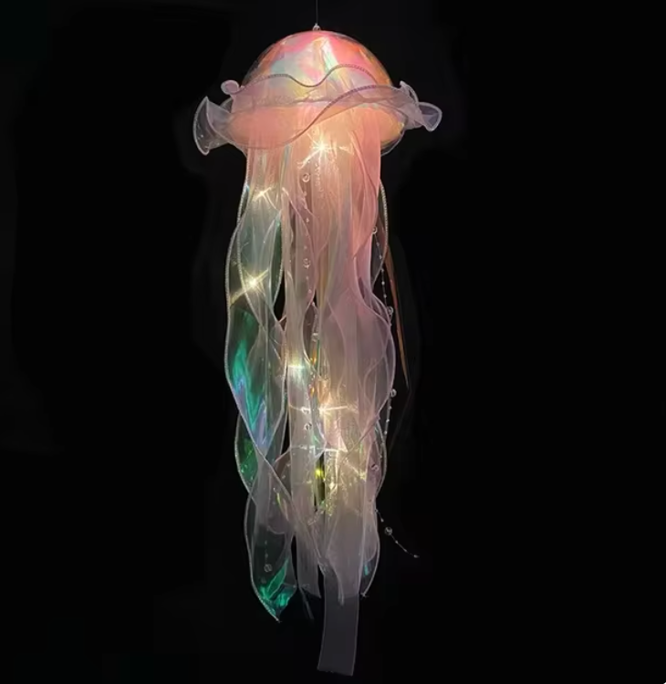 Jellyfish-Shaped LED Night Light with Adjustable Brightness