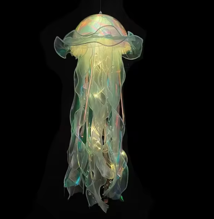 Jellyfish-Shaped LED Night Light with Adjustable Brightness