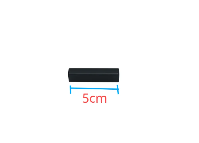 Modern Black House Numbers with Floating Design