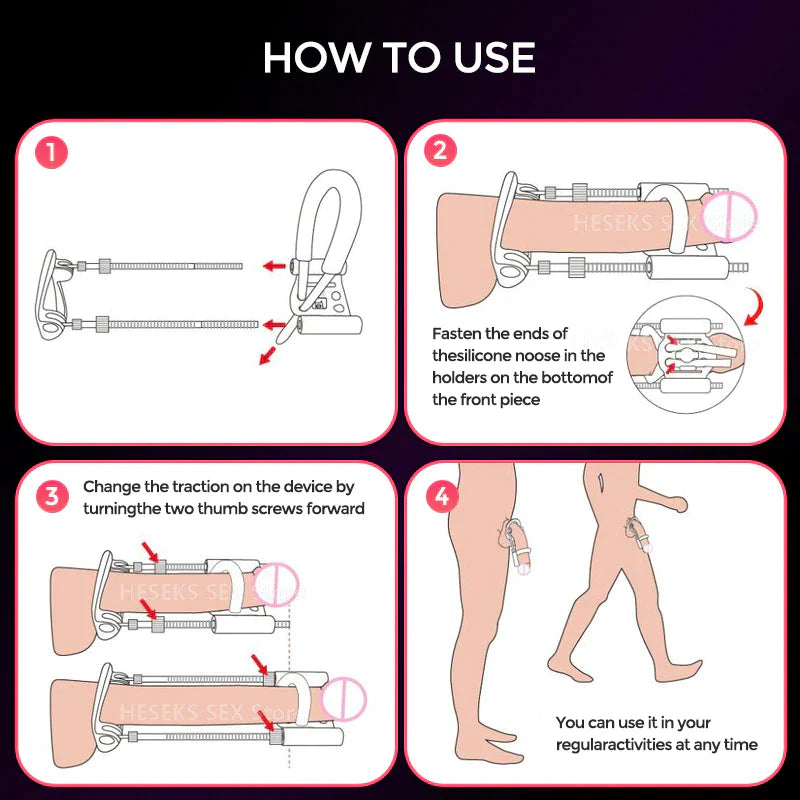 Male Traction Device for Enhancement and Support