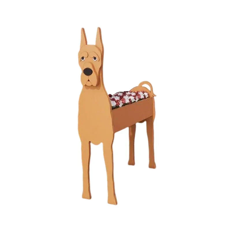 Dog-Shaped Planter - Delightful Indoor/Outdoor Flower Pot