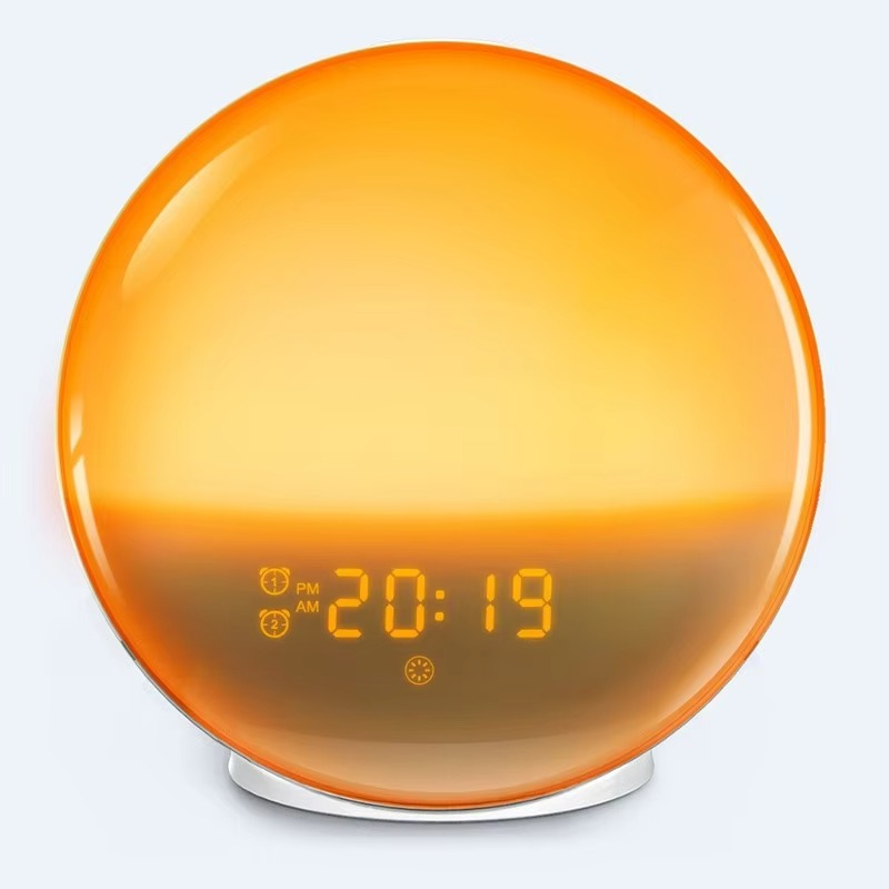 Sunrise Simulation Alarm Clock with FM Radio and Night Light