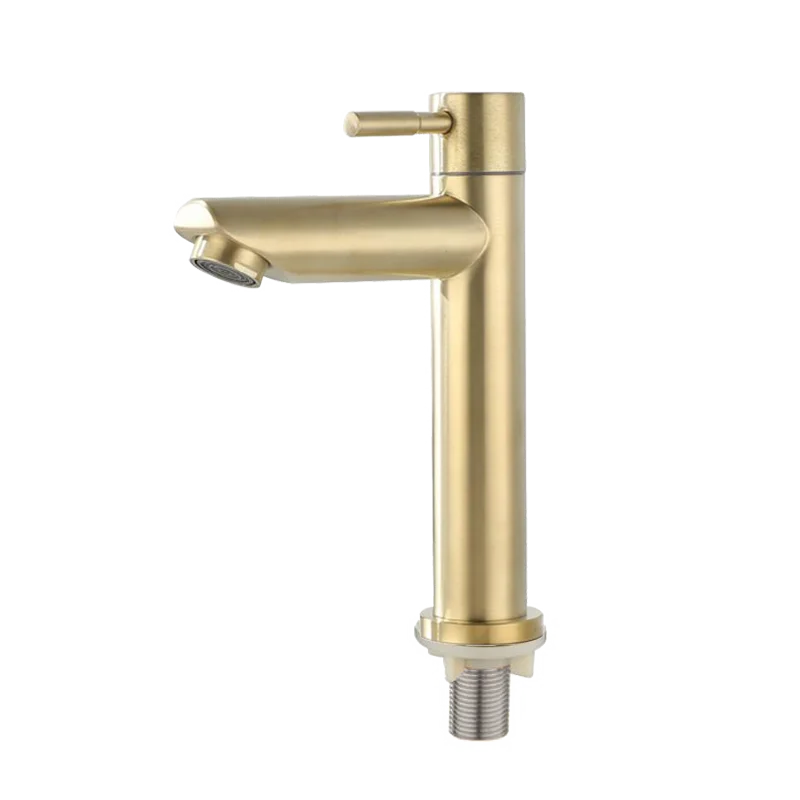 Stainless Steel Single Lever Sink Faucet with Eco-Friendly Design