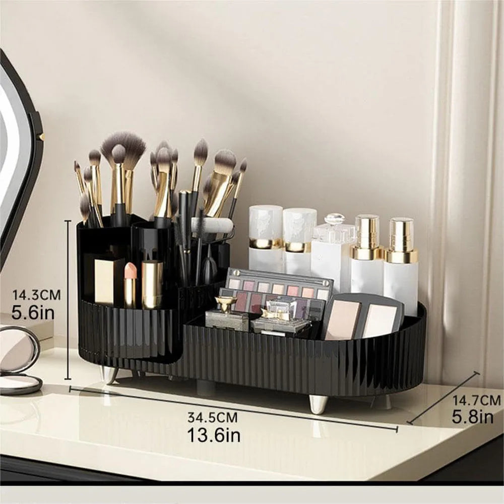 Luxury Rotating Beauty Organizer with Chic Design