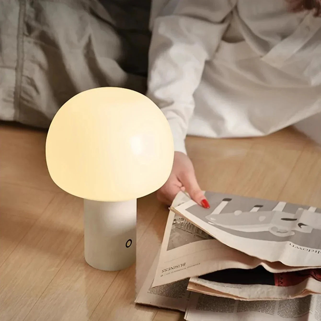 Portable Rechargeable LED Table Lamp for Modern Ambiance