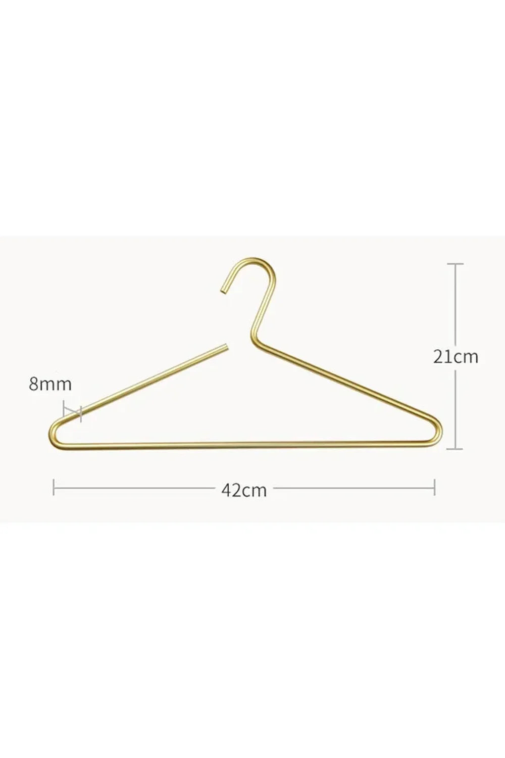LuxeLine Metal Hangers in Gold and Silver