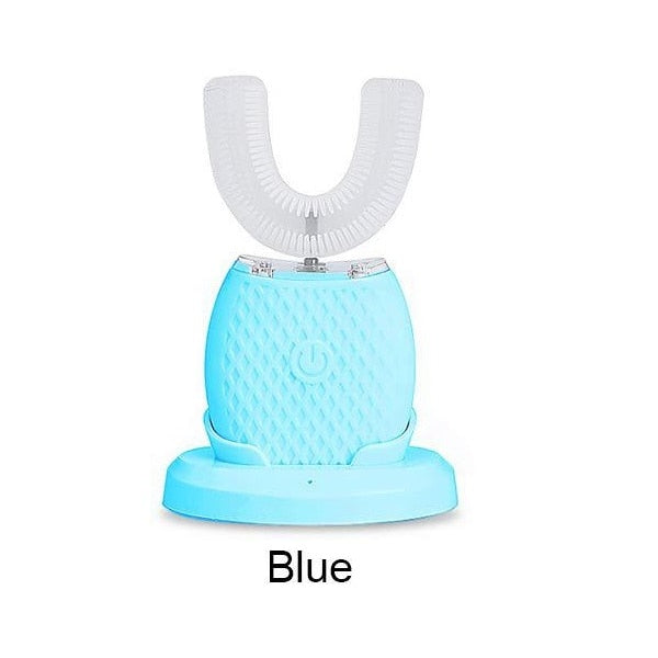 U-Shape Blue Light Electric Tooth Cleaner with USB Charging