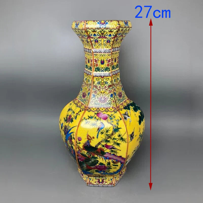 Antique Royal Chinese Porcelain Floral Vase 6-10 Inch