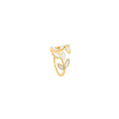 Millie - Graceful Leaf Ring