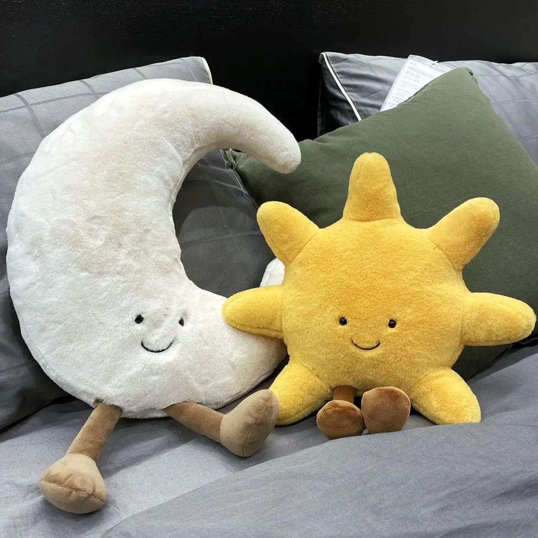 Moonbeam and Starshine Plush Cushions Set