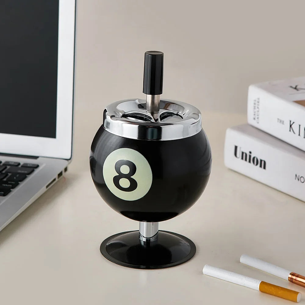 Metal Billiard Ashtray for Gaming Area