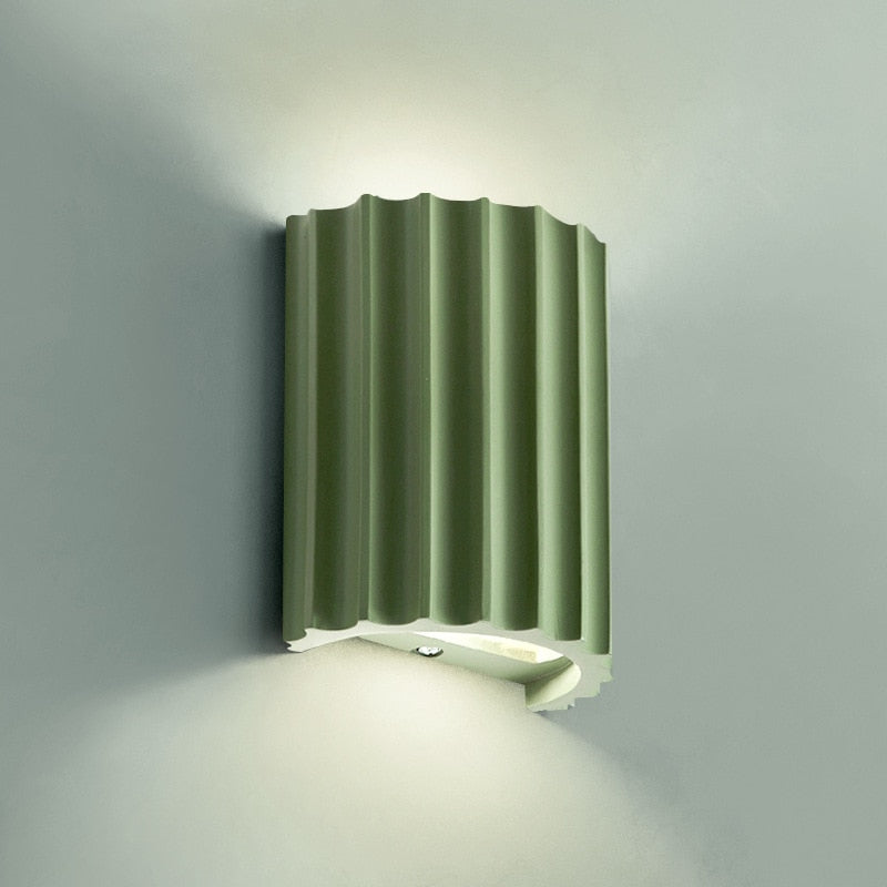 Colorful Resin LED Wall-Mounted Lamp