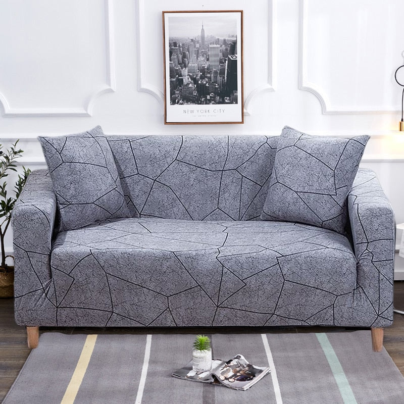 Modern Non-Slip Colorful Elastic Sofa Cover 35-118 Inch