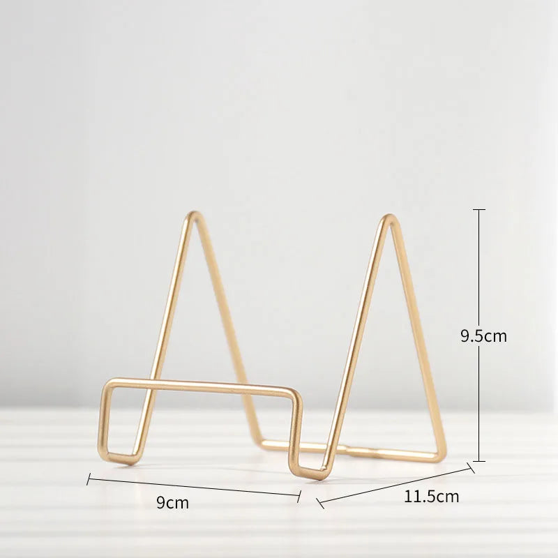 Forged Iron Multi-Use Display Stand in Vintage Scandinavian Style