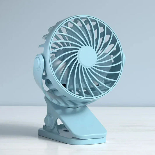 Rotatable USB Fan with Night Light and 3 Speed Settings