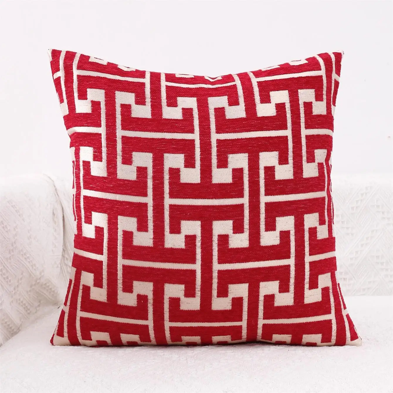 Striped Country Style Cushion Cover 18x18 Inch