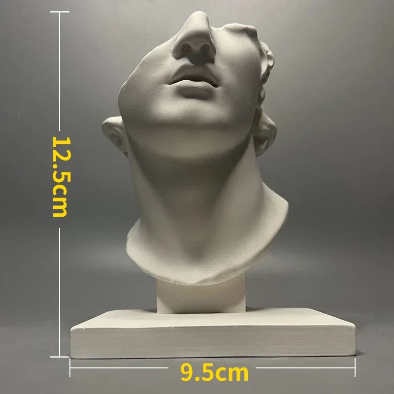 Nordic Character Plaster Figurine DIY Hand-Painted Art Decor