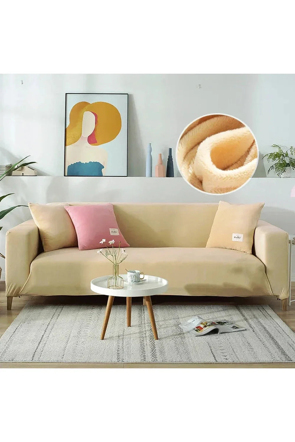 Stretch Polyester Armchair Sofa Cover