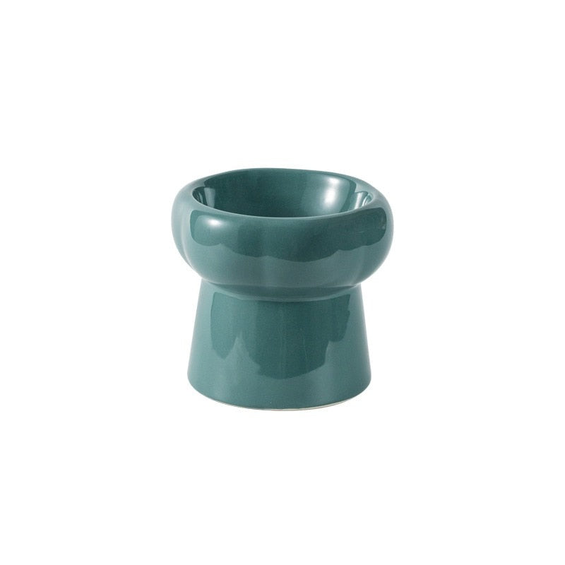 Ceramic Elevated Cat Bowls for Comfortable Feeding