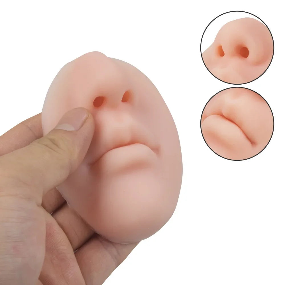 Realistic Nose Wall-Mount Soap Dispenser Silicone Prank Gadget