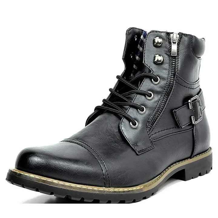Damon | Classic Lace-Up Orthopedic Leather Boots