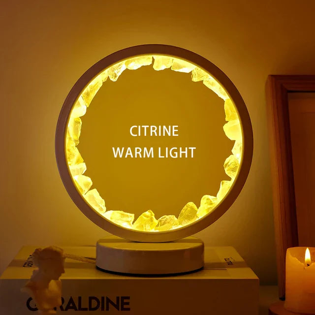 Healing Crystal LED Night Light with USB Charging