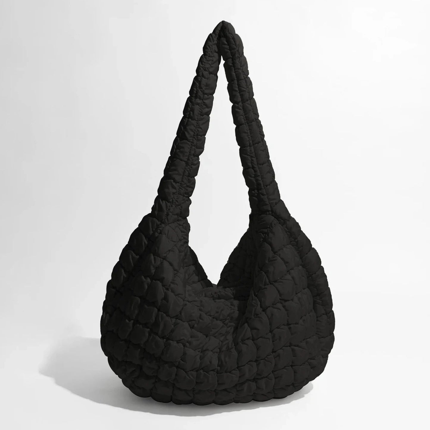 X-Large Quilted Shoulder Bag in Nylon and Polyester
