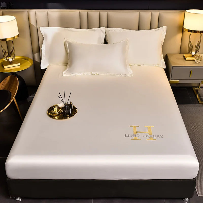 Silk Microfiber Fitted Bed Sheet - Soft and Breathable