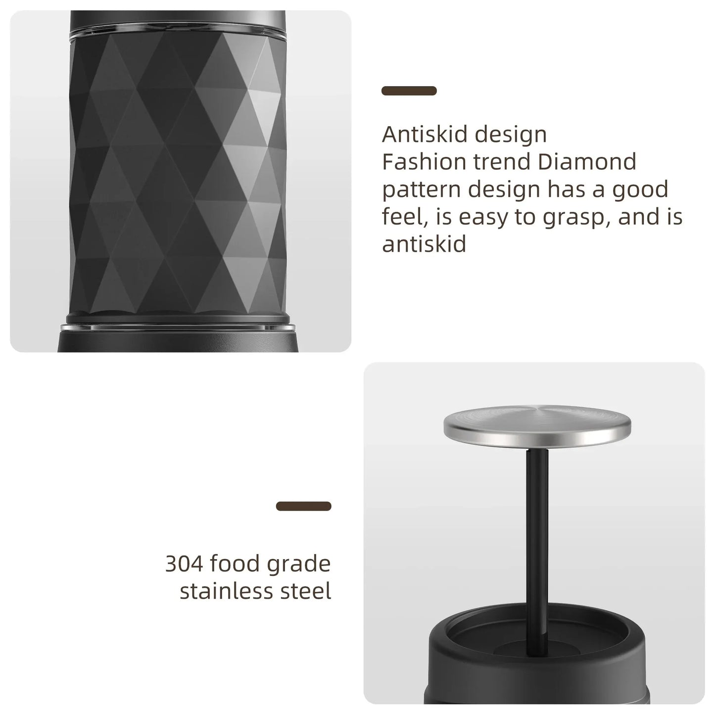 Portable Manual Espresso Maker for Travel with 3-in-1 Brewing Options