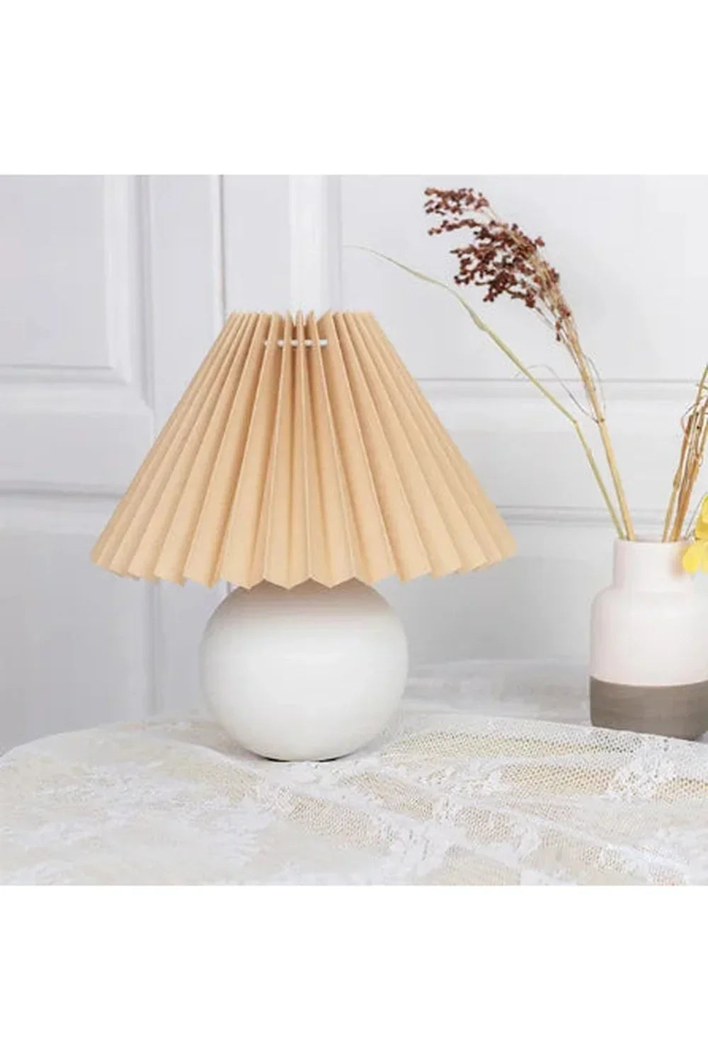 Vintage Ceramic Folding Table Lamp