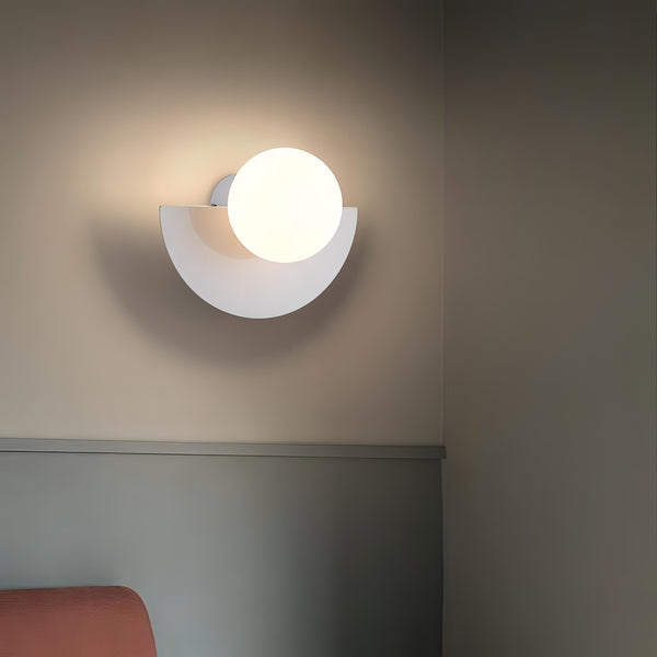 Nordic Half-Circle LED Wall Lamp in 6 Colors