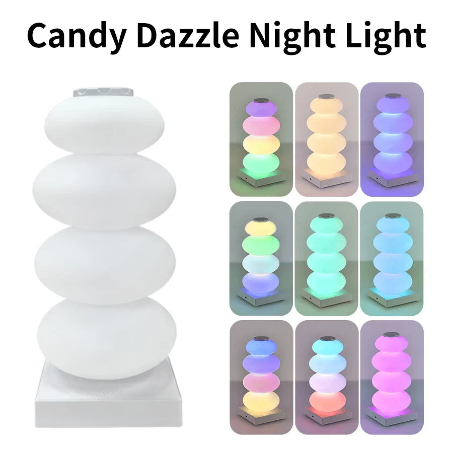 Touch Sensitive RGB LED Table Lamp with USB Power